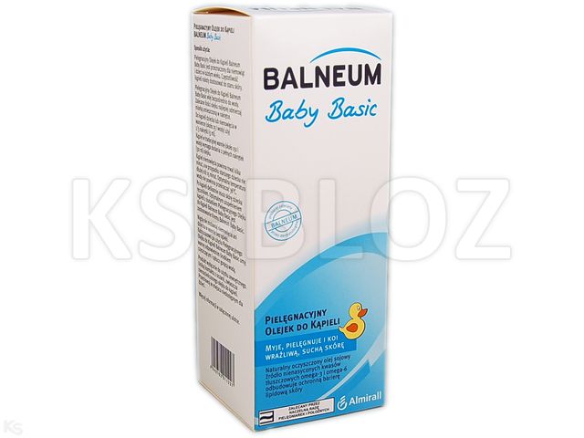 Balneum Baby Basic Olejek do kąpieli pielęgnacyjny interakcje ulotka   500 ml