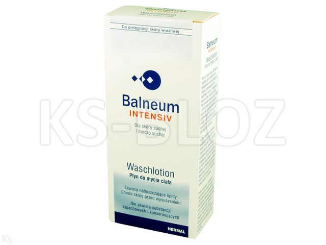 Balneum Intensiv Płyn do mycia ciała skóra sucha interakcje ulotka płyn - 200 ml