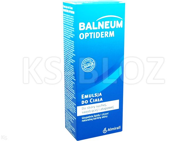 Balneum Optiderm Emulsja do ciała interakcje ulotka   200 ml