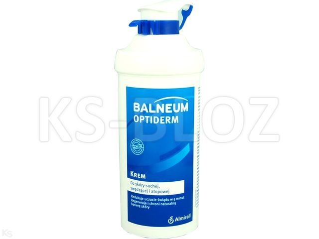 Balneum Optiderm Krem interakcje ulotka   500 ml