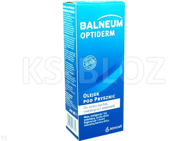 Balneum Optiderm Olejek pod prysznic interakcje ulotka   200 ml