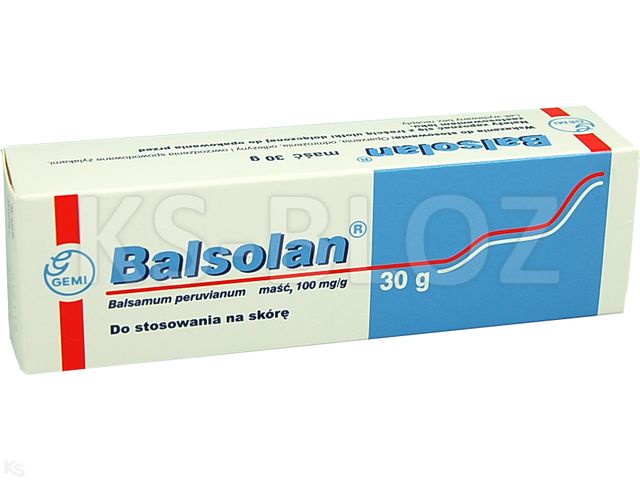 Balsolan interakcje ulotka maść 100 mg/g 