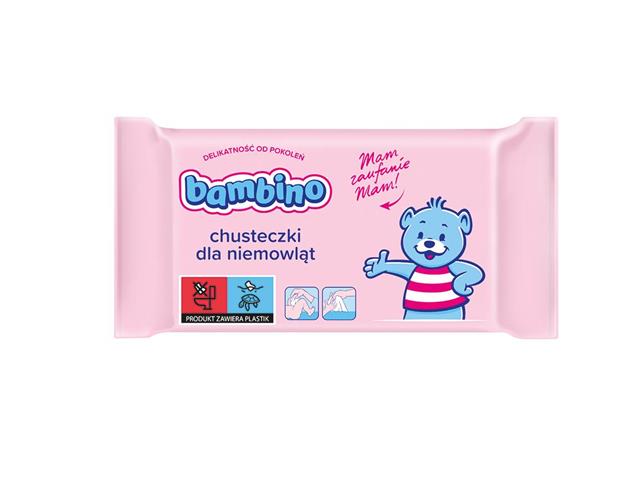 Bambino Chusteczki dla niemowląt interakcje ulotka   63 szt.