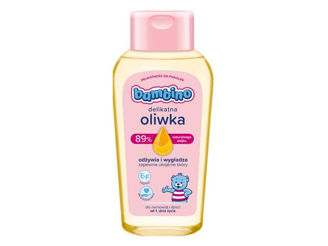 Bambino Oliwka dla niemowląt i dzieci delikatna interakcje ulotka   150 ml