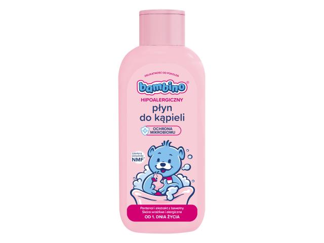 Bambino Płyn do kąpieli skóra wrażliwa i alergiczna od 1 dnia życia interakcje ulotka płyn - 400 ml