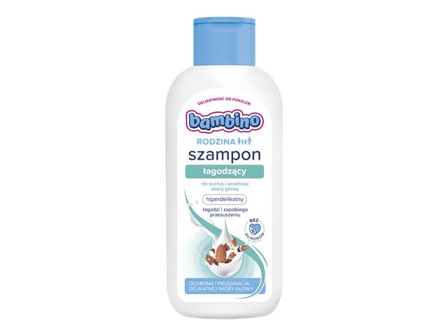 Bambino Rodzina Szampon do mycia włosów łagodzący interakcje ulotka szampon  400 ml