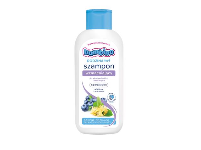 Bambino Rodzina Szampon do mycia włosów wzmacniający interakcje ulotka szampon - 400 ml