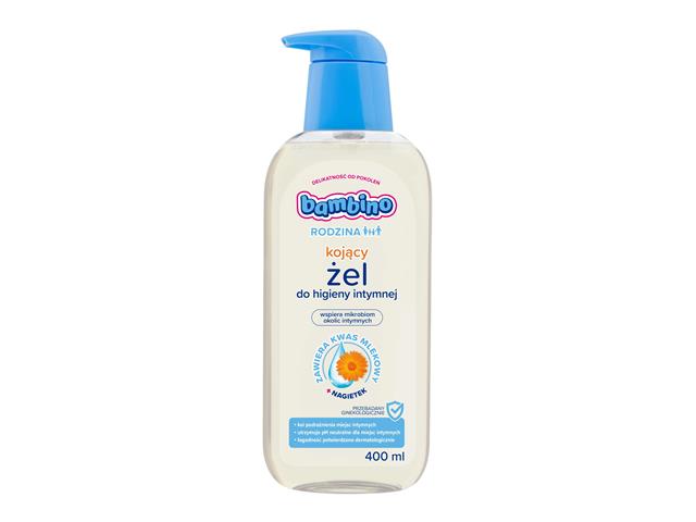 Bambino Rodzina Żel do higieny intymnej kojący interakcje ulotka płyn - 400 ml