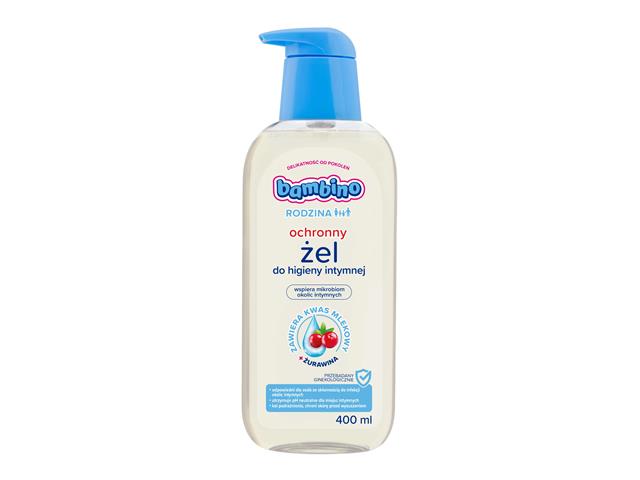 Bambino Rodzina Żel do higieny intymnej ochronny interakcje ulotka żel - 400 ml