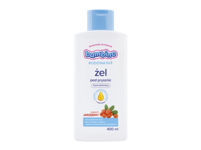 Bambino Rodzina Żel pod prysznic o zapachu jarzębiny interakcje ulotka płyn - 400 ml