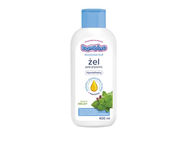 Bambino Rodzina Żel pod prysznic o zapachu melisy interakcje ulotka żel - 400 ml