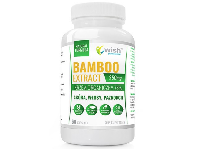 Bamboo Extract 350mg interakcje ulotka kapsułki - 60 kaps.