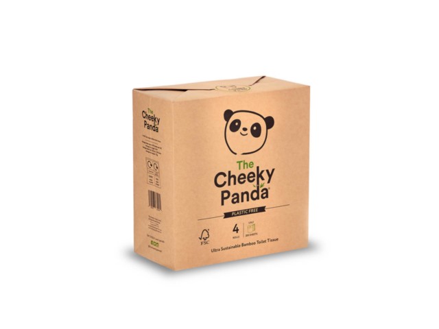 Bambusowy papier toaletowy - 4 rolki PLASTIC FREE interakcje ulotka papier - 4 szt.