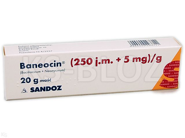 Baneocin interakcje ulotka maść (250j.m.+5mg)/g 