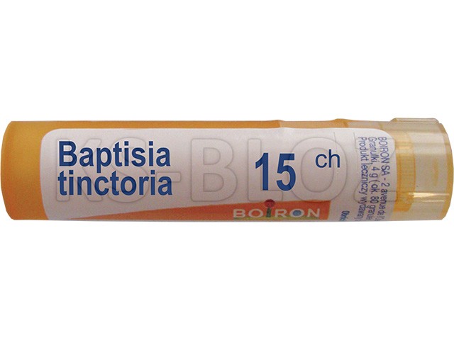 Baptisia Tinctoria 15 CH interakcje ulotka granulki  4 g