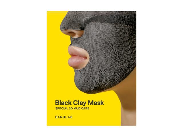 Barulab 7in1 Total Solution Black Clay Mask Maska głęboko oczyszczająca glinkowa interakcje ulotka maska - 5 szt. po 15 g