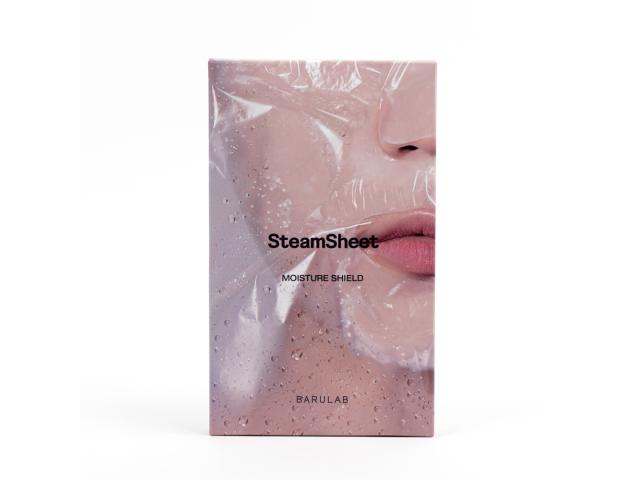 Barulab Steamsheet Moisture Shield Oillock Facial Maseczka nawilżająca zestaw interakcje ulotka maska - 5 szt. po 22 g
