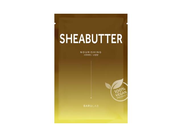 Barulab The Clean Vegan Mask Shea Butter Maseczka do twarzy odżywcza do skóry suchej i odwodnionej interakcje ulotka maseczka - 23 g