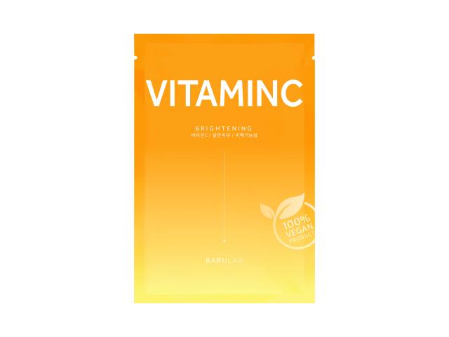 Barulab The Clean Vegan Mask Vitamin C Maseczka w płachcie interakcje ulotka maseczka - 23 g