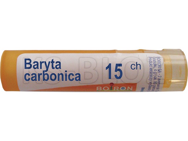 Baryta Carbonica 15 CH interakcje ulotka granulki  4 g