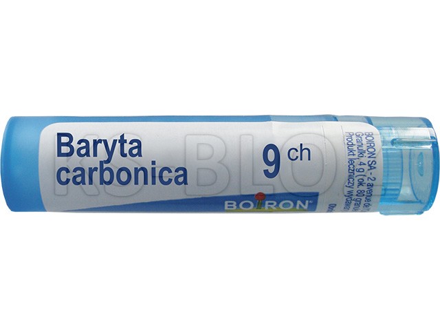 Baryta Carbonica 9 CH interakcje ulotka granulki  4 g