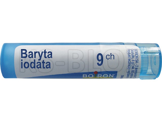 Baryta Iodata 9 CH interakcje ulotka granulki - 4 g