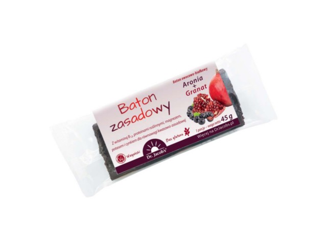 Baton Zasadowy Dr. Jacobs interakcje ulotka baton  45 g