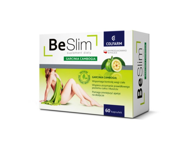 Be Slim Garcinia Cambogia interakcje ulotka kapsułki - 60 kaps.