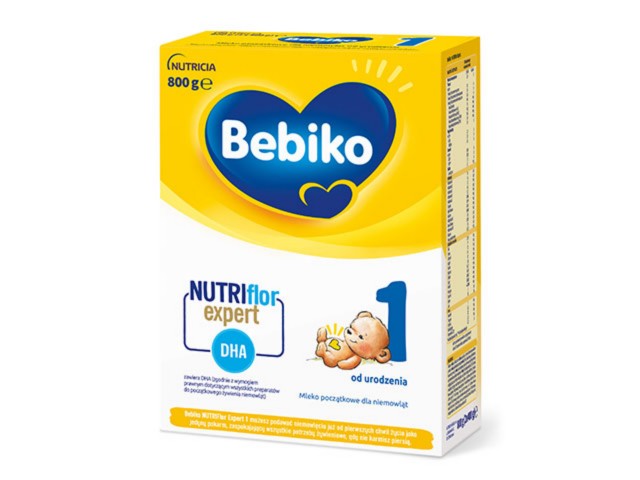 Bebiko 1 Mleko od urodzenia interakcje ulotka proszek  800 g