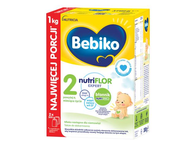 Bebiko 2 Nutriflor Expert 6 m+ interakcje ulotka proszek - 1 kg