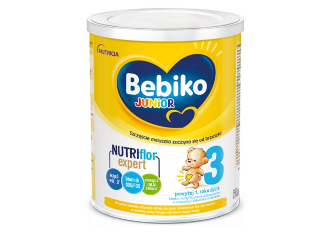 Bebiko Junior 3 Nutriflor Expert interakcje ulotka proszek - 700 g