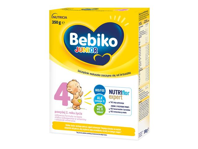 Bebiko Junior 4 interakcje ulotka proszek  350 g