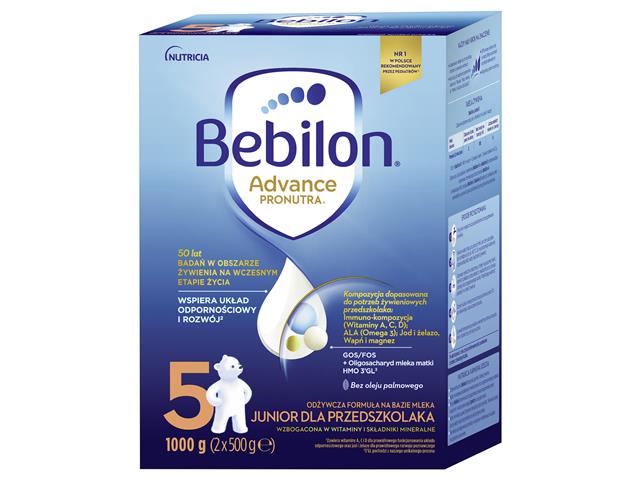 Bebilon Advance Pronutra 5 interakcje ulotka proszek  1 kg