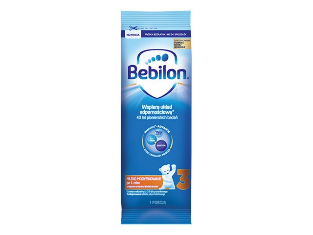 Bebilon Junior 3 Z Pronutra ADVANCE interakcje ulotka proszek  30,6 g (sasz.)