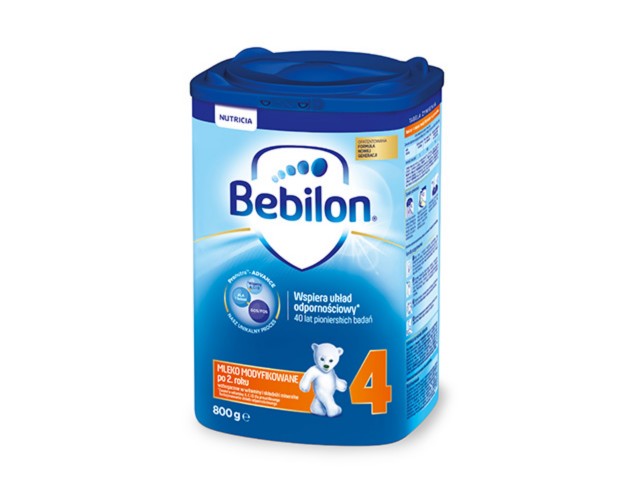 Bebilon Junior 4 Z Pronutra ADVANCE interakcje ulotka proszek  800 g