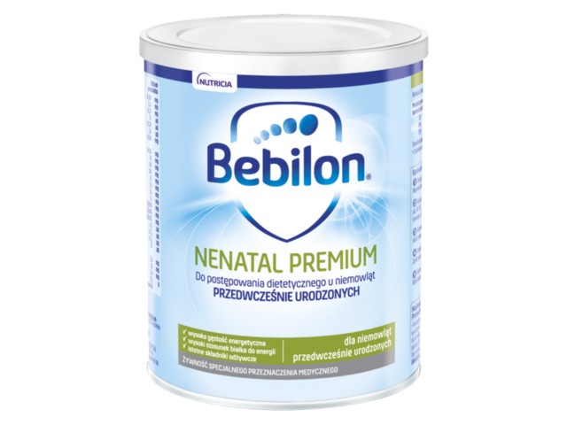 Bebilon Nenatal Premium interakcje ulotka proszek  400 g | puszka