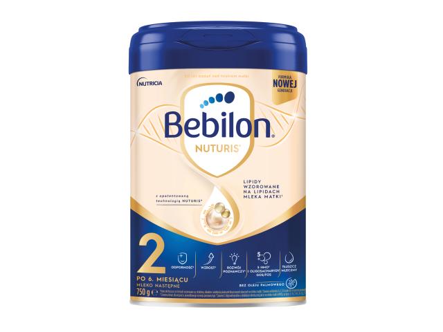 Bebilon Nuturis 2 Mleko następne po 6. miesiącu interakcje ulotka proszek 750 g