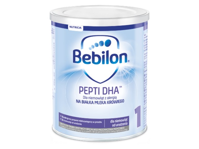 Bebilon Pepti 1 DHA interakcje ulotka proszek  400 g