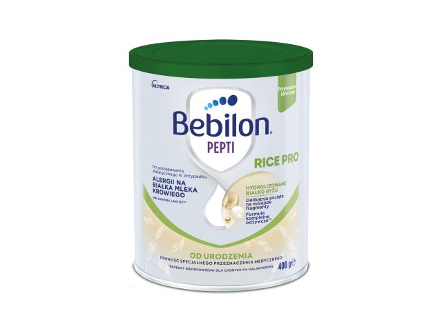 Bebilon Pepti Rice Pro interakcje ulotka proszek - 400 g