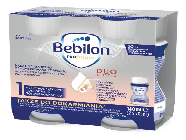 Bebilon Profutura Duobiotik 1 interakcje ulotka płyn  2 but. po 70 ml