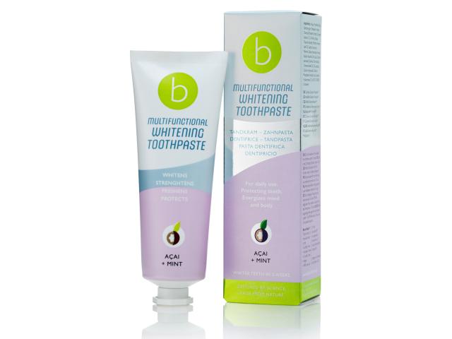 Beconfident Pasta do zębów wielofunkcyjna wybielająca o smaku jagód acai i mięty interakcje ulotka pasta do zębów  75 ml