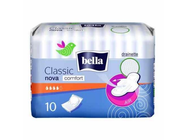 Bella Classic Nova Comfort Podpaski interakcje ulotka   10 szt.