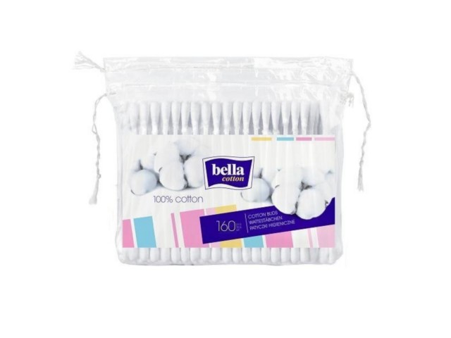 Bella Coton Patyczki higieniczne w woreczku foliowym interakcje ulotka   160 szt.