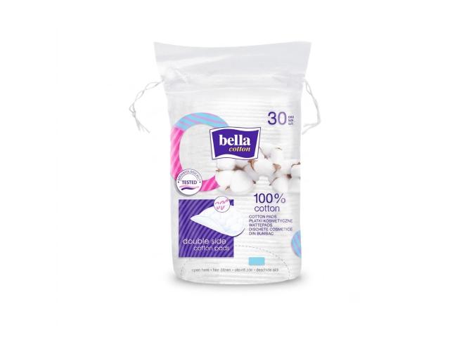 Bella Cotton Płatki kosmetyczne okrągłe interakcje ulotka płatki  30 szt.