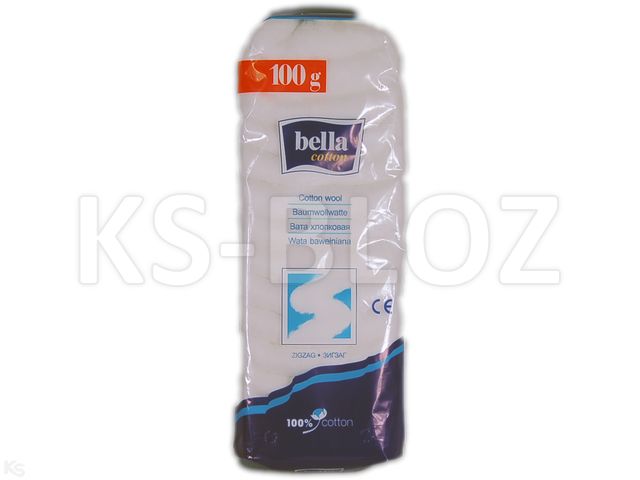 Bella Cotton Wata opatrunkowa bawełniana interakcje ulotka   100 g