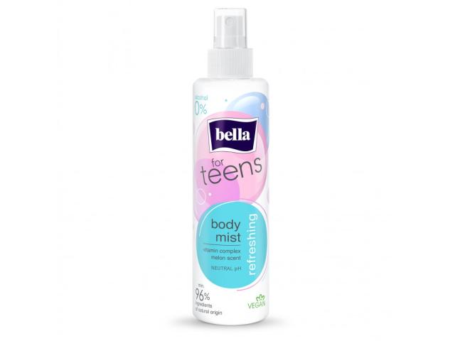 Bella For Teens Mgiełka do ciała interakcje ulotka mgiełka 200 ml