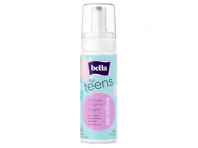 Bella For Teens Sensitive Pianka do higieny intymnej interakcje ulotka pianka  150 ml