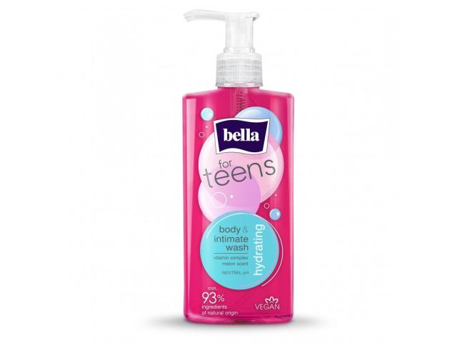 Bella For Teens Żel do mycia ciała, włosów okolic intymnych interakcje ulotka żel 250 ml