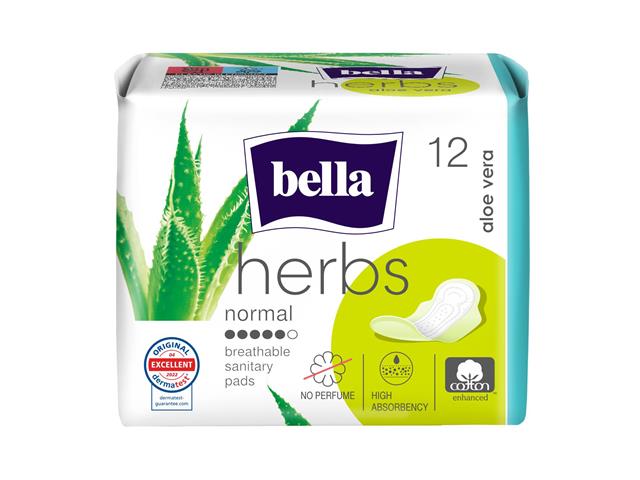 Bella Herbs Aloe Vera Podpaski higieniczne normal interakcje ulotka podpaska  12 szt.