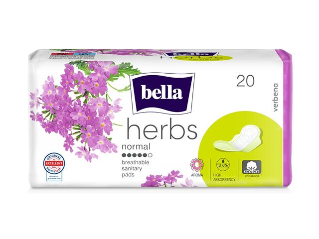 Bella Herbs Verbena Podpaski higieniczne normal interakcje ulotka   20 szt.